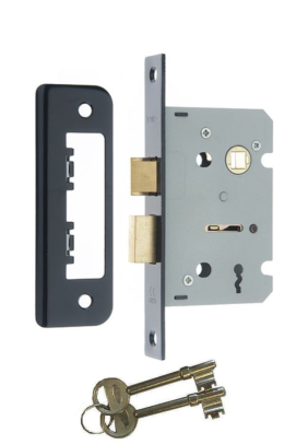 3 Lever Lock Black
