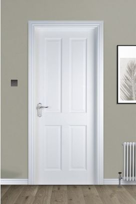 4 Panel (40mm) White Primed Door