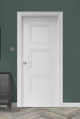 Amsterdam (40mm) White Primed door