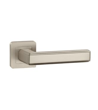 Ares Matt Satin Nickel Square Rose Handle