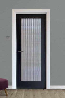 Reeded 1-lite Black Primed Plus (35mm)