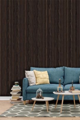 Acoustic Walnut Slatwall Panel