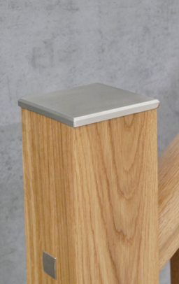 Brushed Nickle Newel Cap