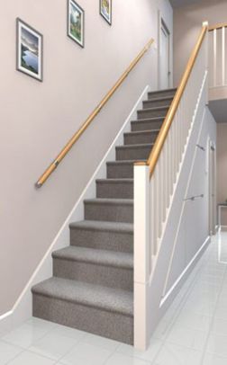 Oak Contemporary Handrail Kit 3.6m
