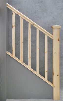 pine square edge spindle