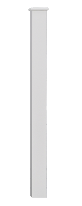 White Primed Blank Newel Post