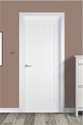 Mexicano (40mm) White Primed Door