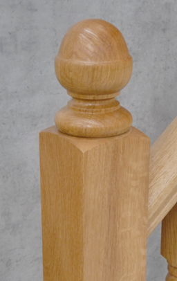 Oak Acorn Newel Cap
