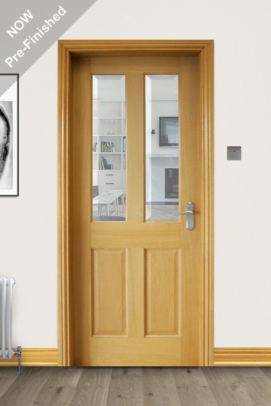 Oxford Pre-Glazed White Oak Door (40mm)