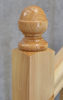 Pine Acorn Newel Cap