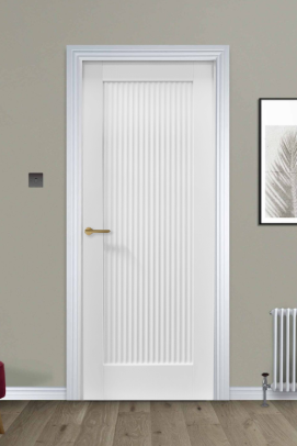 Reeded (35mm) White Primed