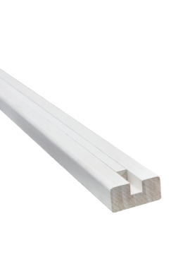 White Primed Baserail 4.2m (13mm infill)