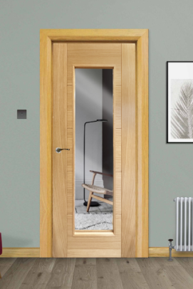 Iseo White Oak 1 Lite Pre-Glazed (35mm)