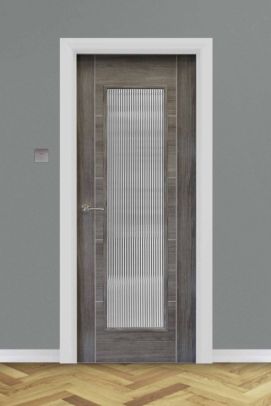 Tigris 1-Lite Unglazed Granite Grey (40mm)