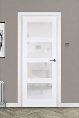 Trade Spec 4-Lite Pre-glazed Full Sandblast Glass (40mm)