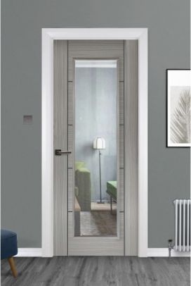 Tigris 1-Lite Pre-Glazed Urban Grey (35mm)